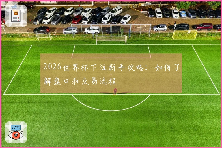 2026世界杯下注新手攻略：如何了解盘口和交易流程